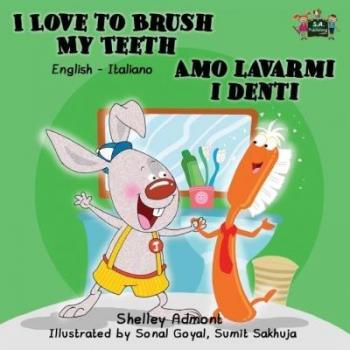 I love to brush my teeth amo lavarmi i denti