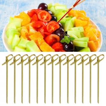 100 Pcs Bamboo Toothpicks for Bar