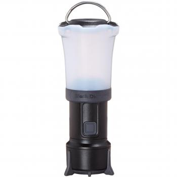Orbit Mattschwarz: Ausziehbare LED-Laterne & Taschenlampe