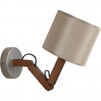 Applique Murale Tosel Tissu Marfin 16 cm