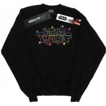 Star Wars Men's Subway Map Crewneck M White
