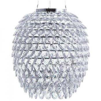 Suspension design argent 110 cm