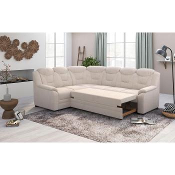 COTTA L‑Form Ecksofa Beige – hohe Rückenlehne, stilvolles Eckdesign