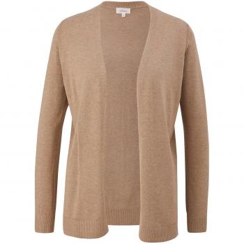 S.Oliver RED LABEL Damen Strickjacke Sand Melange Größe 48
