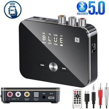 Módulo Bluetooth 5.0 + Receptor Óptico con Mando IR