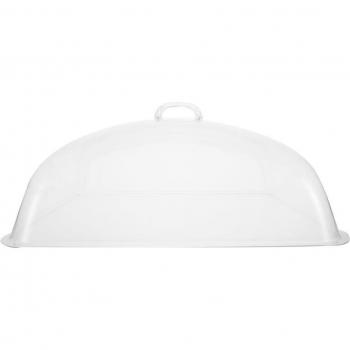 Cubierta plástica transparente para aperitivos y pasteles
