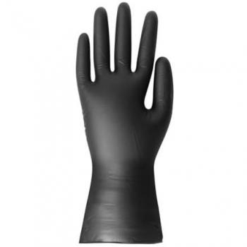 Hygiplas Vinyl Black Powder‑Free Gloves (Small), 100‑Piece Bundle