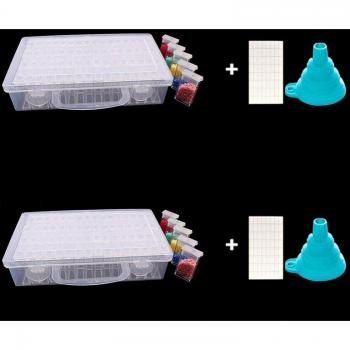 28/64 Slot Diamond Painting Organizer