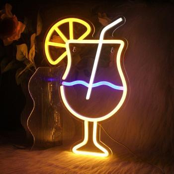Décor Néon LED Citron