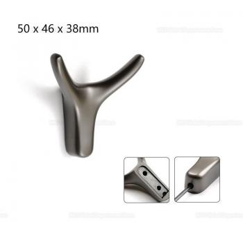 Zinc Alloy Antler Hook for Bags