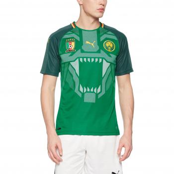 Camiseta Puma FCF Camerún Verde/June Bug Replica SS Hombre
