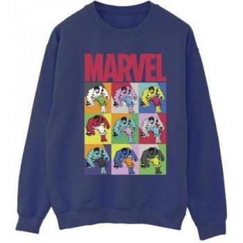 Marvel Damen Hulk Pop Art Sweatshirt Größe L