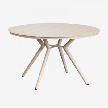 Tapioca Runder Tisch Aluminium Braun 125 cm