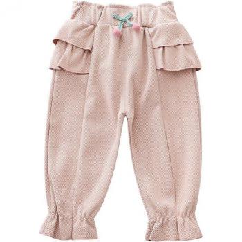 Autumn Chic Ruffle Pants for Girls