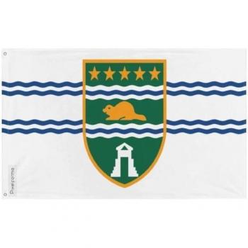 Drapeau Surrey Flag – 96 cm × 144 cm Polyester, Double‑Sided Print, Metal Eyelets