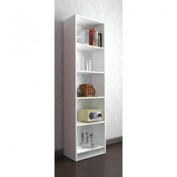 Meuble mural Milano HOMEMANIA – Étagères réglables 57x25x186 cm