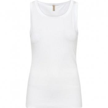 Soyaconcept Basic‑Top „Ryan“ in Offwhite – Damen M