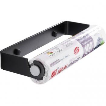 Wall-Mounted Kitchen Wrap and Towel Shelf