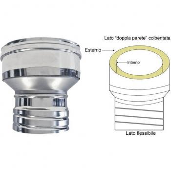 Adaptateur chimée à double paroi isolée DP‑Flex 130 / 180