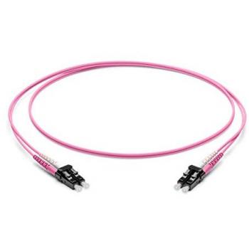 Corning Glasfaser Patchkabel 2x 2,0 mm Multimode Duplex LC PC → LC PC – 5 m – Violet (