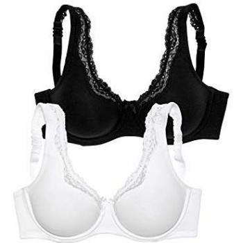 Petite Fleur Neckholder-BH für Damen, 2er Pack