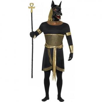 Smiffys Anubis Jackal Masker en Kleding Set – Noir
