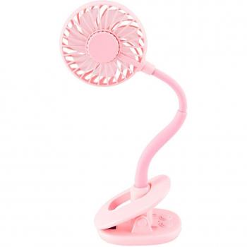 Mini‑Kleiderständer‑Ventilator mit Clip – 3‑Stufen, quiet, Akku, flexibel