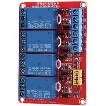 Module de relais 4 canaux optocoupleur déclencheur haut et bas pour Arduino(12V)