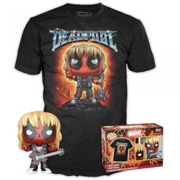 T-Shirt Deadpool Heavy Metal Funko Pop L