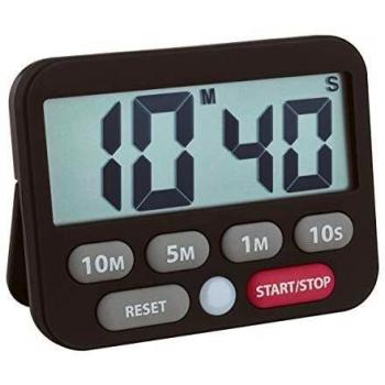 TFA 38.2038.01 Digital Timer with Alarm Black