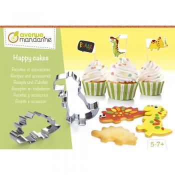 Recettes & Accessoires Happy Cakes : Dinosaures à Gogo