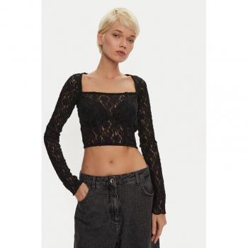 Amalina Slim Fit Bluse in Schwarz von ROTATE 113069100