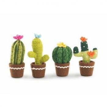 Decorazioni Giardino Set da 4 Pezzi Cactus e Foglie Tropicali Villa d’Este Home Tivoli