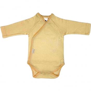 Body Manica Lunga Incrociato Taglia 1 Organico Beige