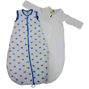 DIMO-TEX Baby Schlafsack 2 teilig Sternchen (Blau)