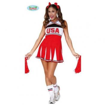 Disfraz de animadora cheerleader adulto