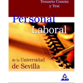 Personal Laboral (Grupo I Al V). Temario Común y Test. Universidad de Sevilla
