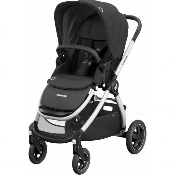 Maxi Cosi Adorra Kombi Kinderwagen, schwarz, mit großem Einkaufskorb