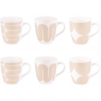 Coffret de 6 tasses Fancy 23 cl (Table Passion)