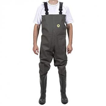 Amblers Safety Tyne PVC Green Chest Waders