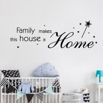 Adhesivo de Letras Familiares para Pared