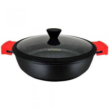 Vaso de Cocina Briebe Negro Titanio 24 cm
