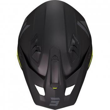 Shot Jump Tricks Casque Jet Noir Jaune M