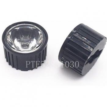 10 lentes LED de 5/8/15/25/30/45/60/90/120 grados con soporte negro para lámparas de alta potencia