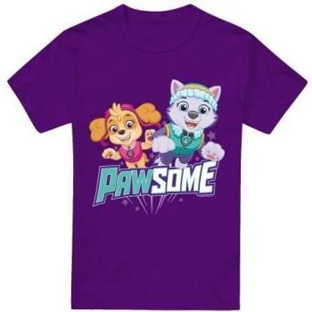 Violet Paw Patrol Man T-Shirt Skye & Everest XL