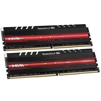 Team Group Delta Serie (2 x 16GB, 2400 MHz, DDR4-RAM, DIMM), RAM, Schwarz