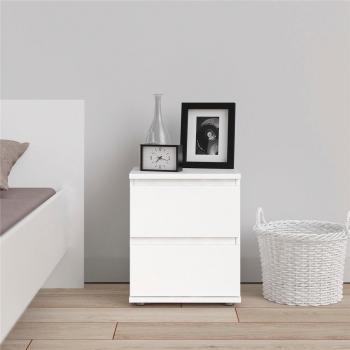 Nova Sideboard INOSIGN – Nachttisch mit 2 Schubladen, 40,2 × 48,2 × 34 cm