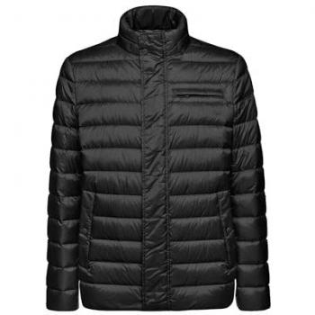 Donkerblauw Gecoat Jacket met Quilting – Geox Warrens