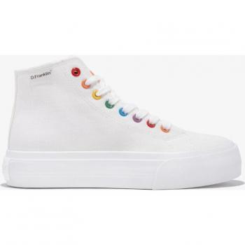 Franklin One Way Mujer Alta, Blanco y Multicolor – Versión Vegana