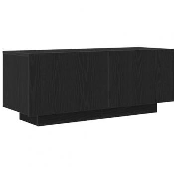 Meuble TV Vidaxl en Chêne Noir, 100 × 35 × 40 cm, Bois d’Ingénierie